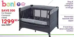 BabiesRUs boni Co-Sleeper Campcot offer