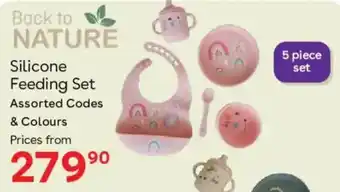 Back to NATURE Silicone Feeding Set Assorted
