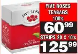 Advance Cash n Carry Five Roses Teabags offer