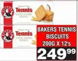 Advance Cash n Carry Bakers Tennis Classic Coconut Biscuits offer
