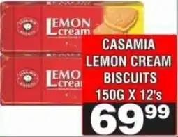 Advance Cash n Carry CASAMIA LEMON CREAM BISCUITS offer