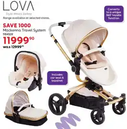 BabiesRUs LOVA Mackenna Travel System offer