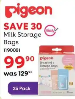 BabiesRUs Pigeon Milk Storage Bags offer