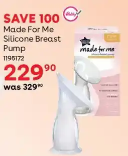 BabiesRUs Made For Me Silicone Breast Pump offer