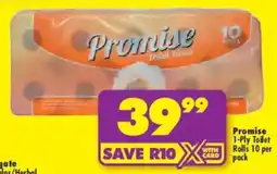 Shoprite Promise Toilet Tissue offer