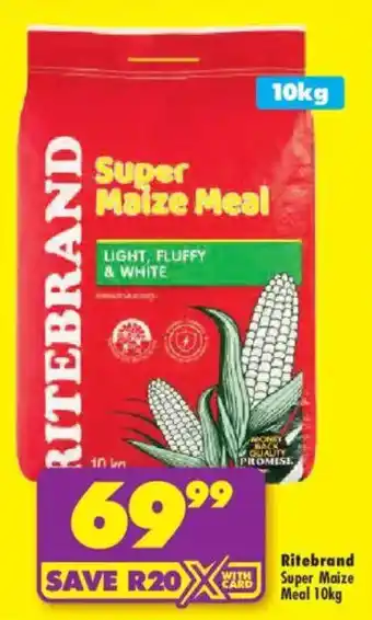 Shoprite Ritebrand Super Maize Meal offer