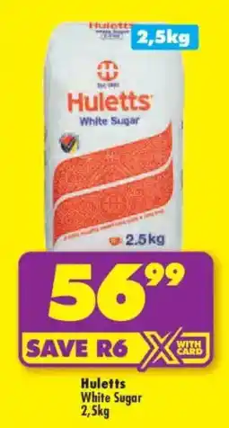 Shoprite Hulett's White Sugar offer