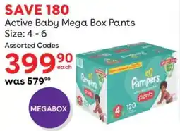 BabiesRUs Pampers Active Baby Mega Box Pants offer