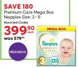 BabiesRUs Pampers Premium Care Mega Box offer
