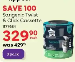 BabiesRUs Sangenic Twist & Click Cassette offer