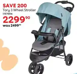 BabiesRUs Tory 3 Wheel Stroller offer