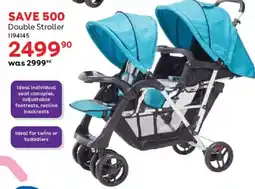 BabiesRUs Double Stroller offer
