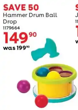 BabiesRUs Hammer Drum Ball Drop offer