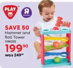 BabiesRUs PLAY Hammer and Roll Tower offer