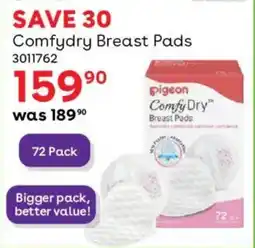 BabiesRUs Pigeon ComfyDry Breast Pads offer