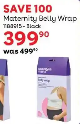 BabiesRUs Babies R Us mama Maternity Belly Wrap offer
