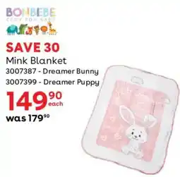 BabiesRUs Bonbebe Mink Blanket offer