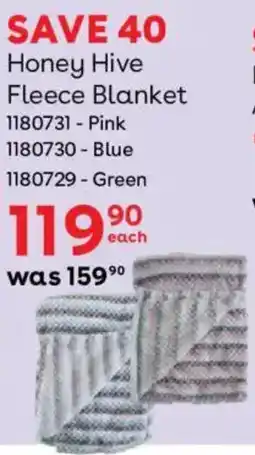 BabiesRUs Honey Hive Fleece Blanket offer