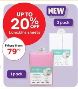 BabiesRUs Lunakins sheets offer