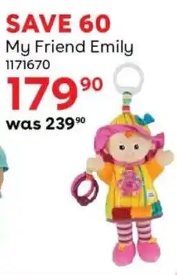 BabiesRUs My Friend Emily offer