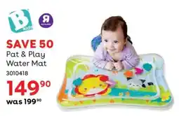 BabiesRUs B kids Pat & Play Water Mat offer
