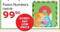 BabiesRUs Foam Floor Numbers Mat offer