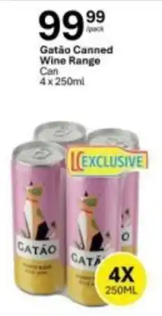 Liquor City Gatão Canned Wine Range offer