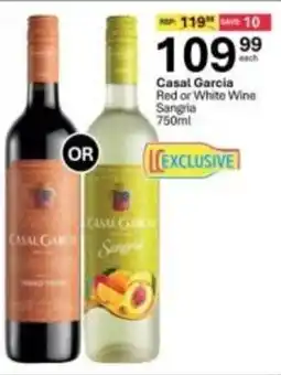 Liquor City Casal Garcia Red or White Wine Sangria offer
