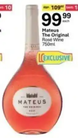 Liquor City Mateus The Original Rosé Wine offer