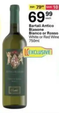 Liquor City Bartali Antico Blasone offer