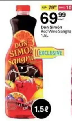Liquor City Don Simón Red Wine Sangria offer