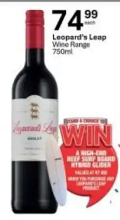 Liquor City Leopard's Leap Wine Range offer