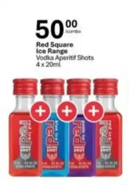 Liquor City Red Square Ice Range Vodka Aperitif Shots offer