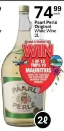 Liquor City Paarl Perlé Original White Wine offer