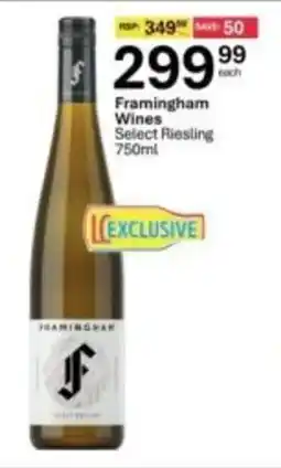 Liquor City Framingham Wines Select Riesling offer