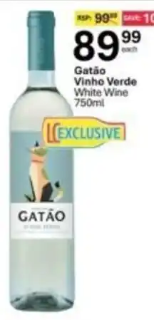 Liquor City Gatão Vinho Verde White Wine offer
