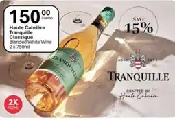 Liquor City Haute Cabrière Tranquille Classique Blended White Wine offer