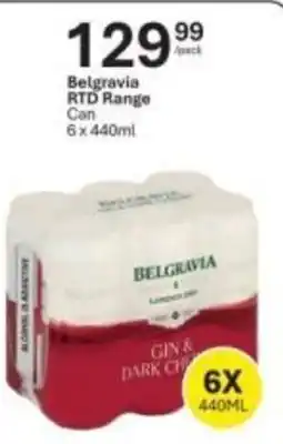 Liquor City Belgravia RTD Range Gin & Dark Cherry offer
