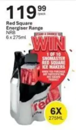 Liquor City Red Square Energiser Range offer