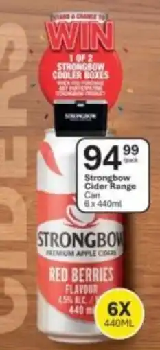 Liquor City Strongbow Premium Apple Cider Red Berries Flavour offer