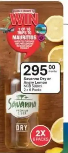 Liquor City Savanna Premium Cider Dry offer