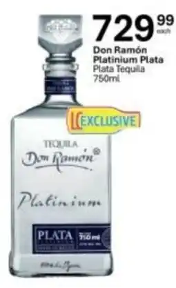 Liquor City Don Ramón Platinum Plata offer