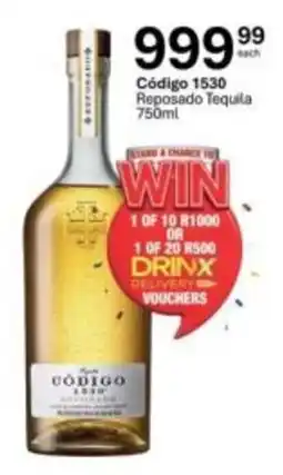 Liquor City Código 1530 Reposado Tequila offer