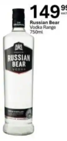 Liquor City Russian Bear Vodka offer