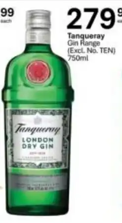 Liquor City Tanqueray London Dry Gin offer