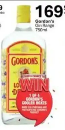 Liquor City Gordon's Gin Range offer