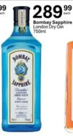 Liquor City Bombay Sapphire London Dry Gin offer