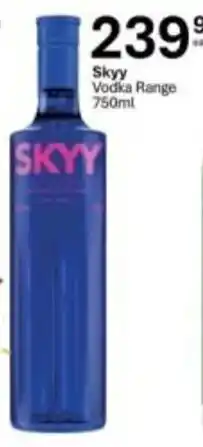 Liquor City Skyy Vodka Range offer