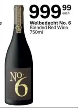 Liquor City Welbedacht No. 6 Blended Red Wine offer