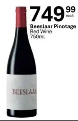 Liquor City Beeslaar Pinotage Red Wine offer